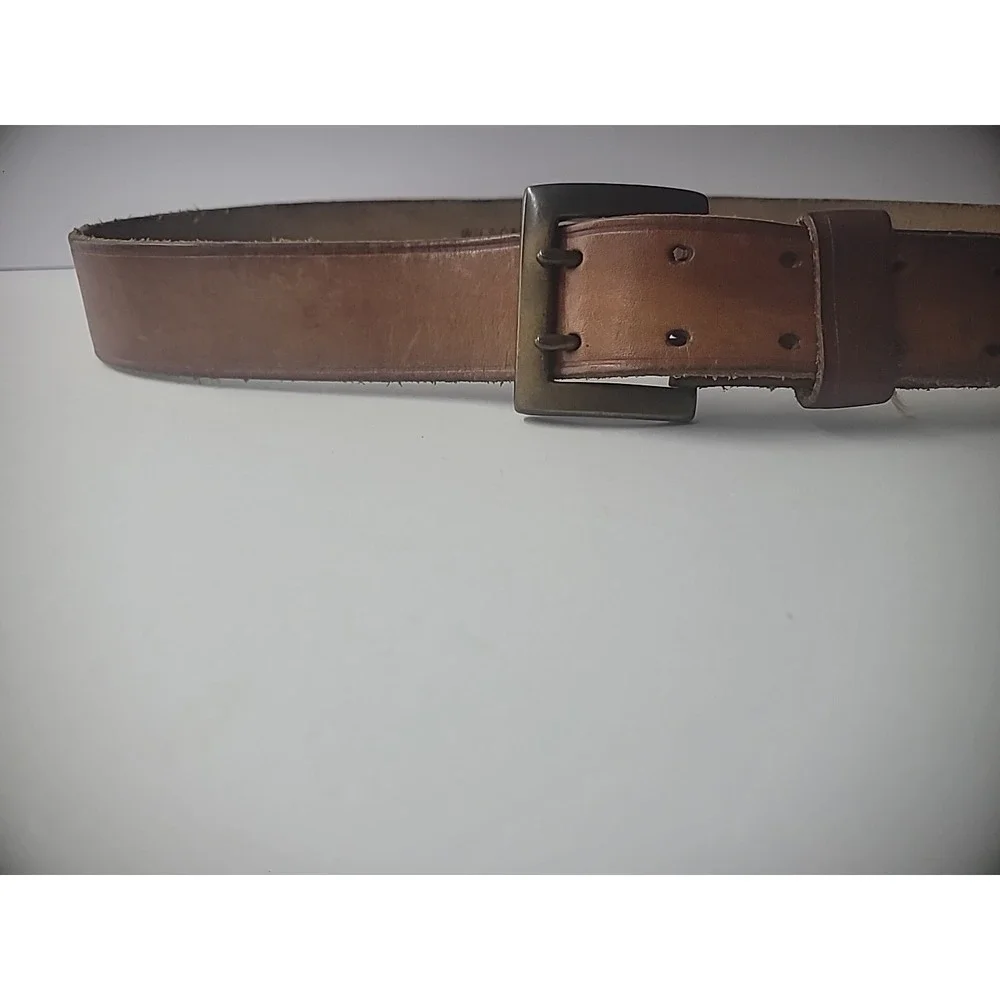 Vintage Wilsons Leather Genuine Julian Men Belt Double Prong L Large‎ 38-40 Brn